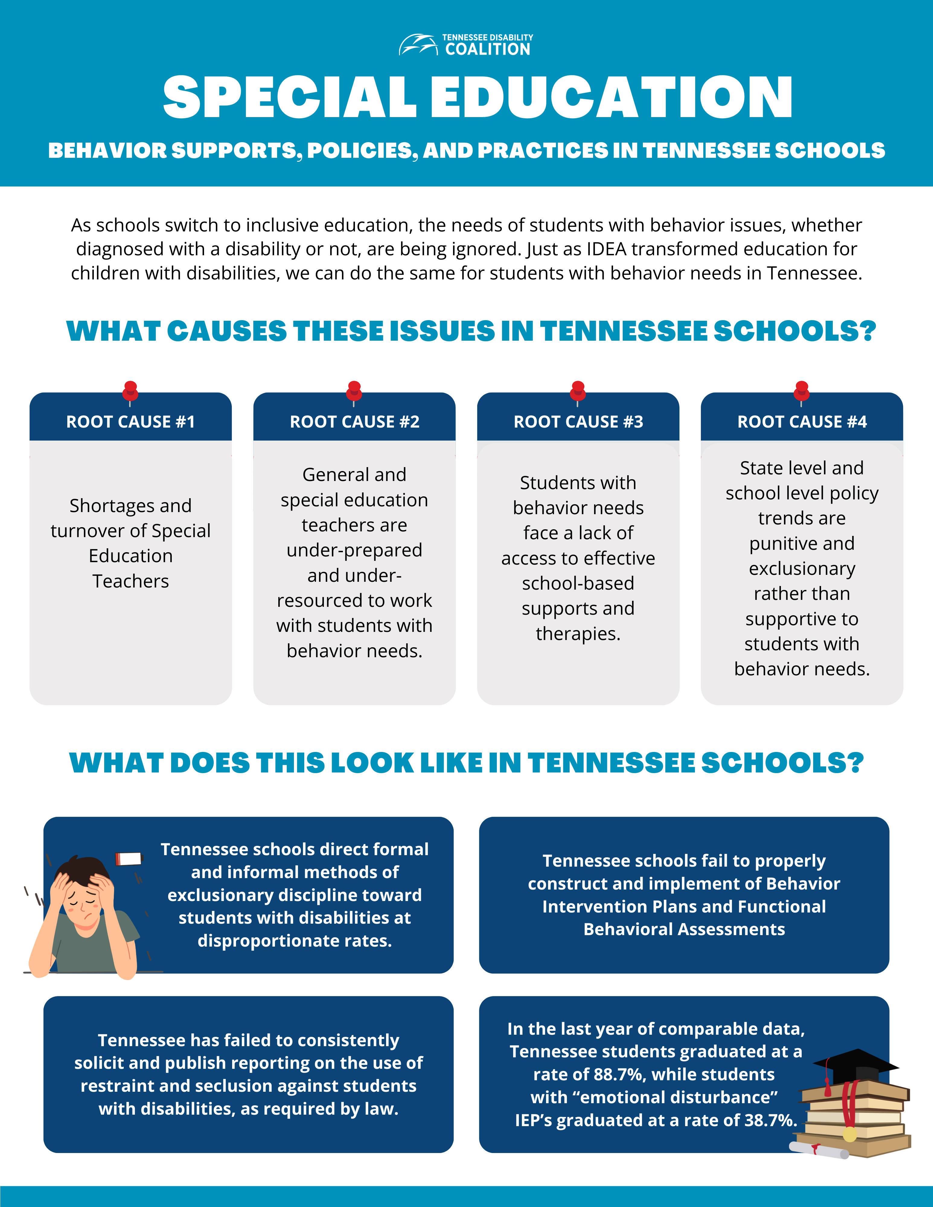 Preview of "Special Education: Behavior Supports" one-pager